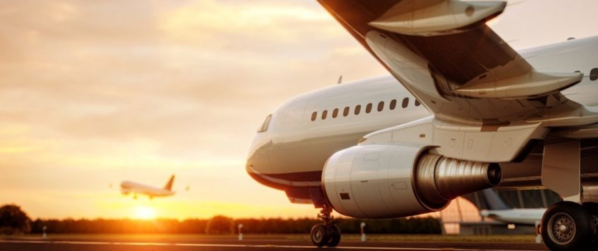 white airplane